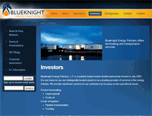 Tablet Screenshot of investor.bkep.com